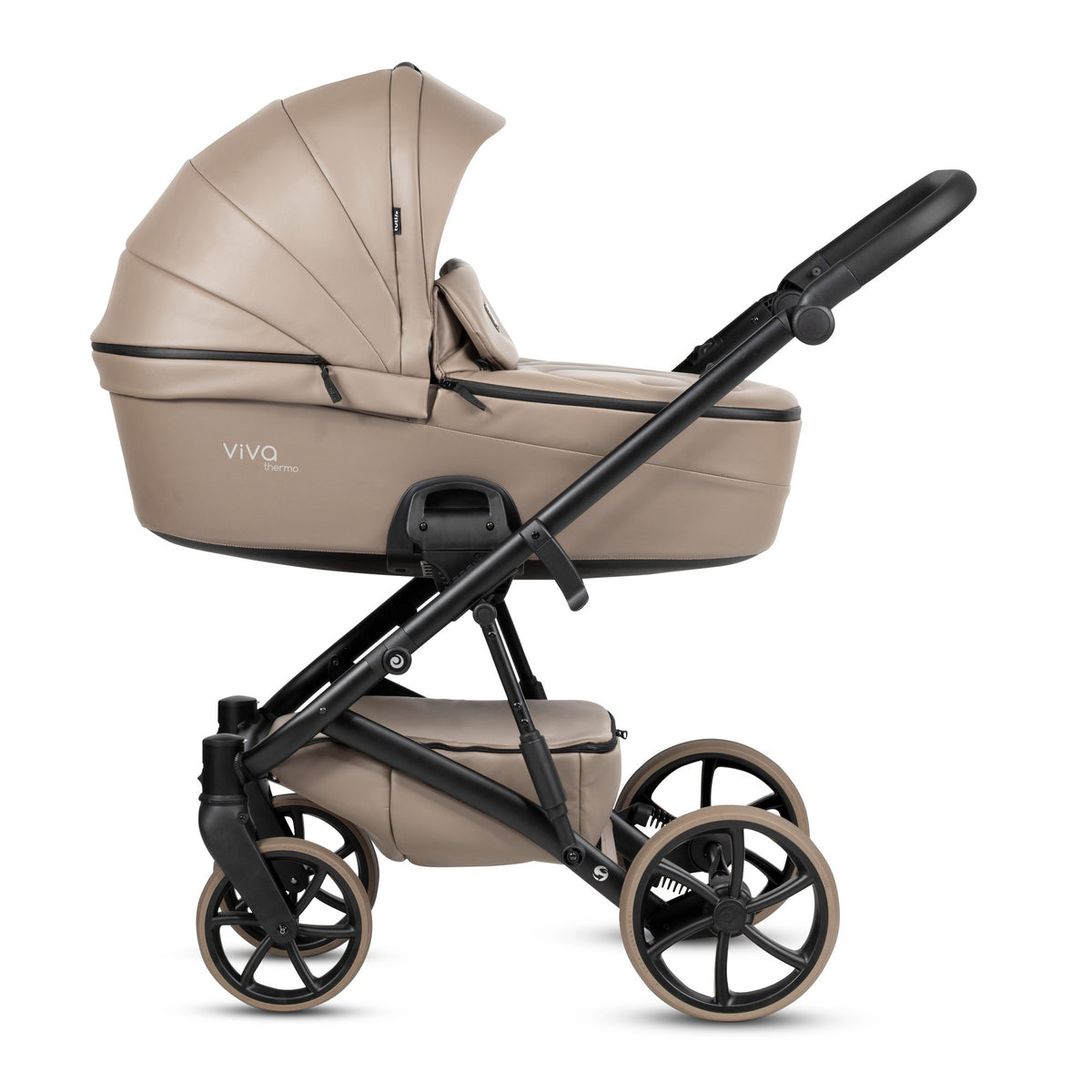 Tutis Viva 6+ Leather 2-in-1 Stroller – Cappuccino 149