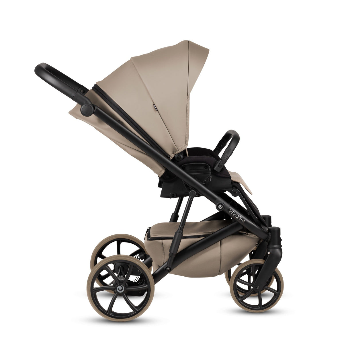 Tutis Viva 6+ Leather 2-in-1 Stroller – Cappuccino 149