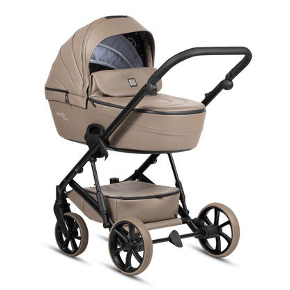Tutis Viva 6+ Leather 2-in-1 Stroller – Cappuccino 149