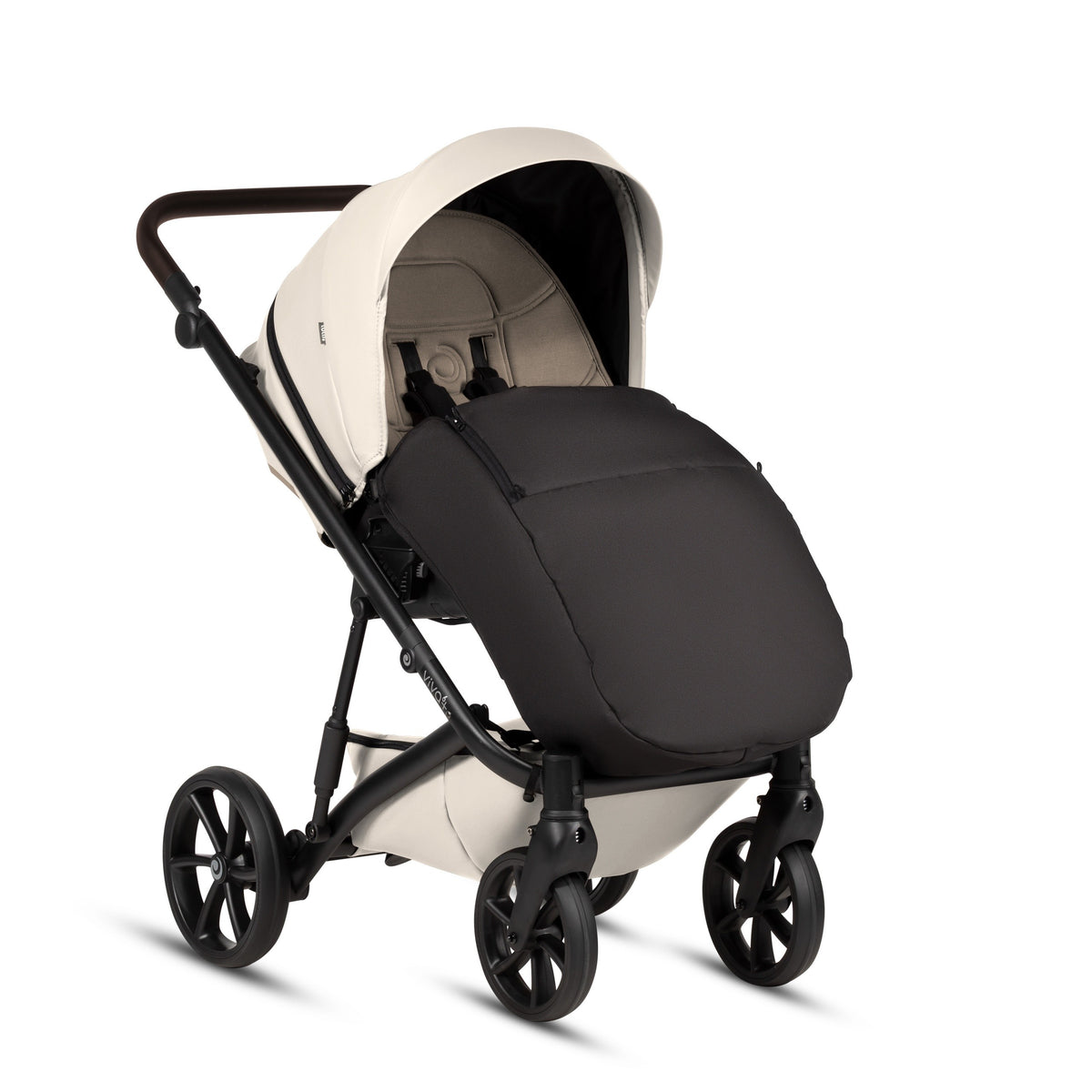 Tutis Viva 6+ Leather 2-in-1 Stroller – Vanilla 086