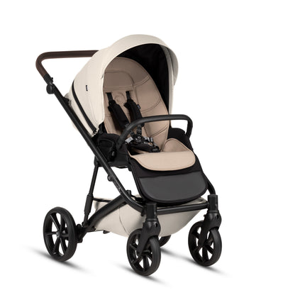 Tutis Viva 6+ Leather 2-in-1 Stroller – Vanilla 086