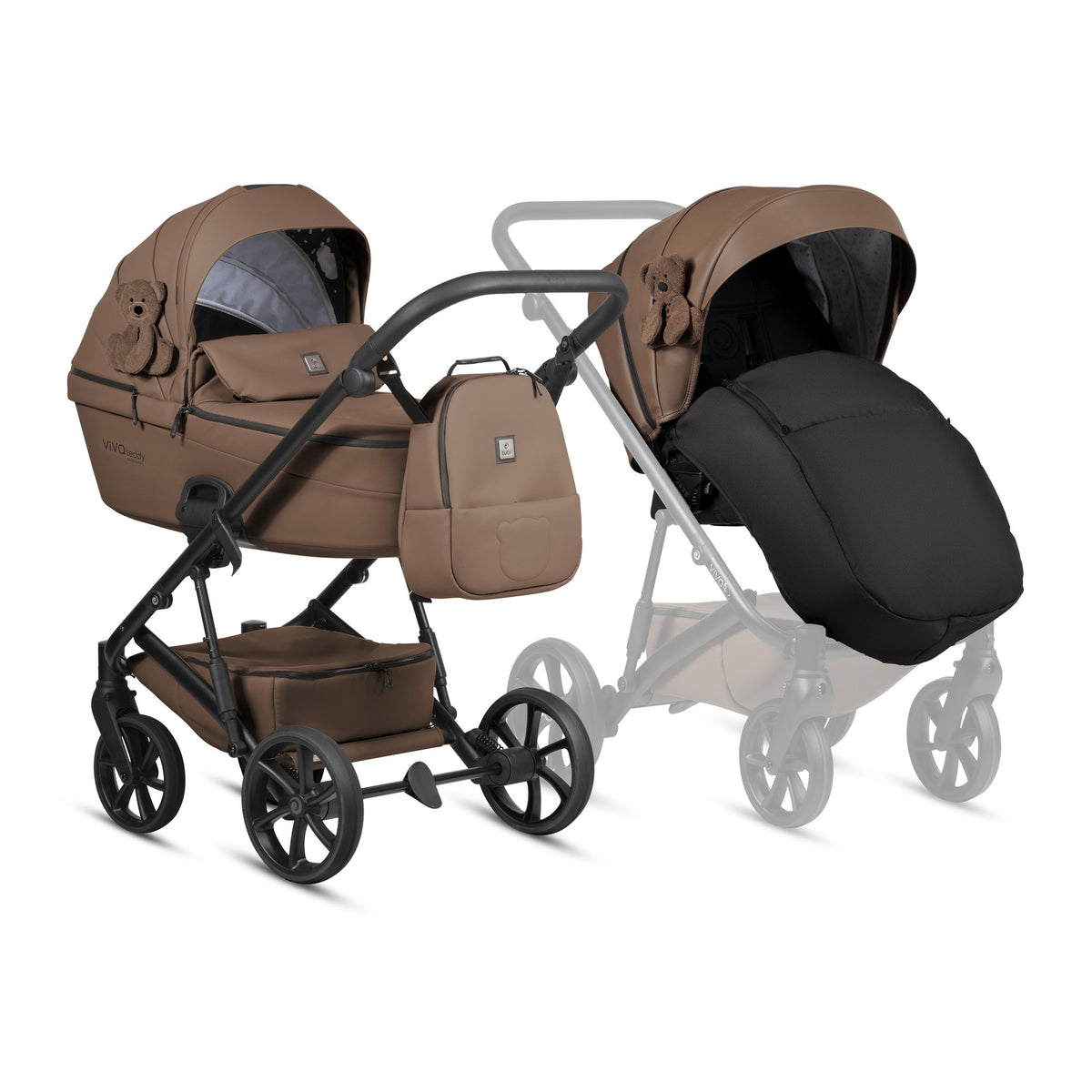 Tutis Viva 6+ Teddy Limited Edition 2-in-1 Stroller – Biscuit Teddy 110