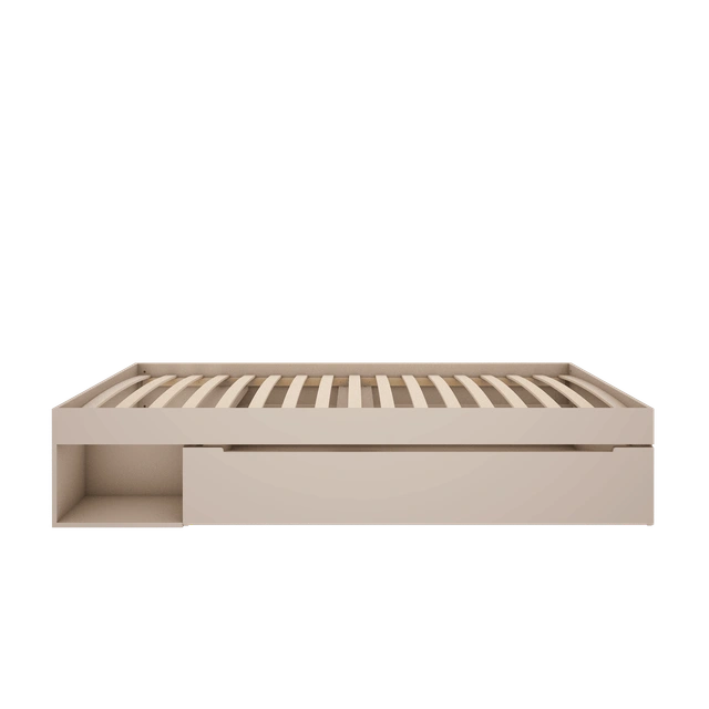 Wood Luck Design - Beza - børneseng 90x200 cm med skuffe – sand beige