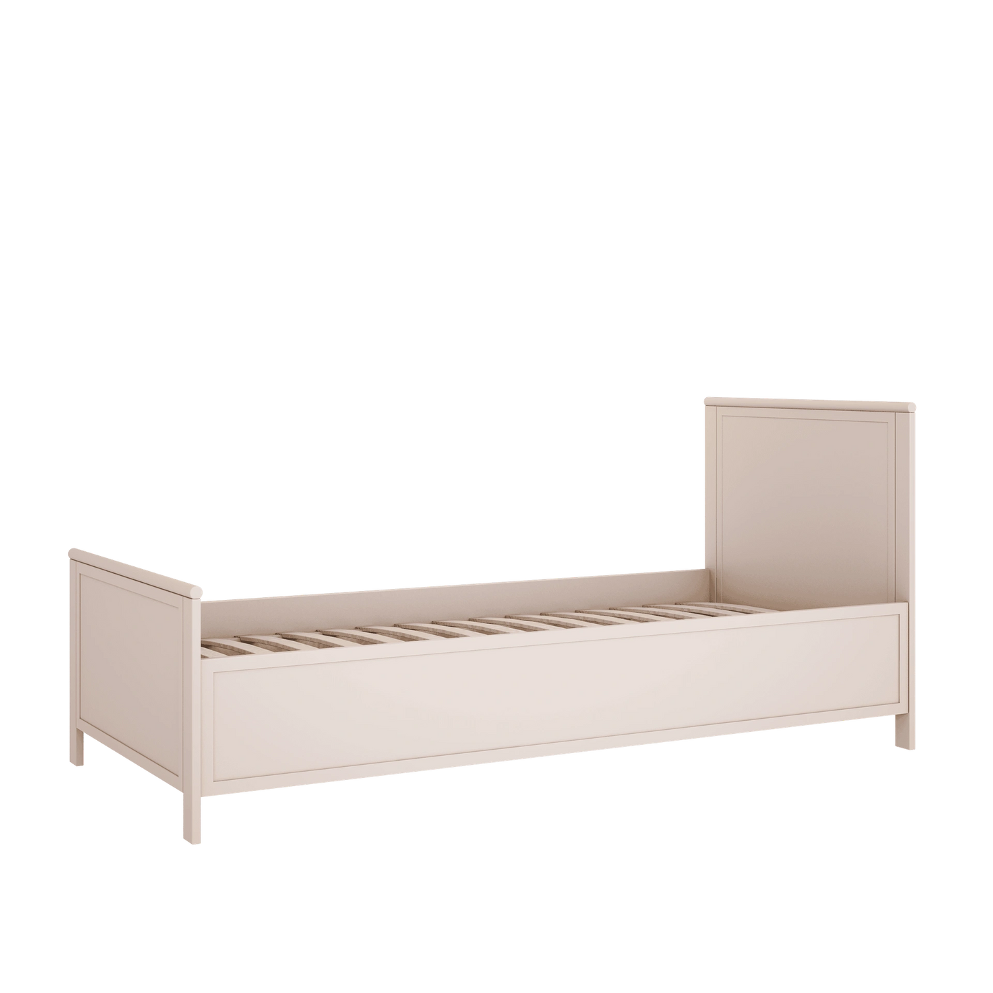 Wood Luck Design - Vintage - børneseng med opbevaring 90 x 200 cm – cashmere