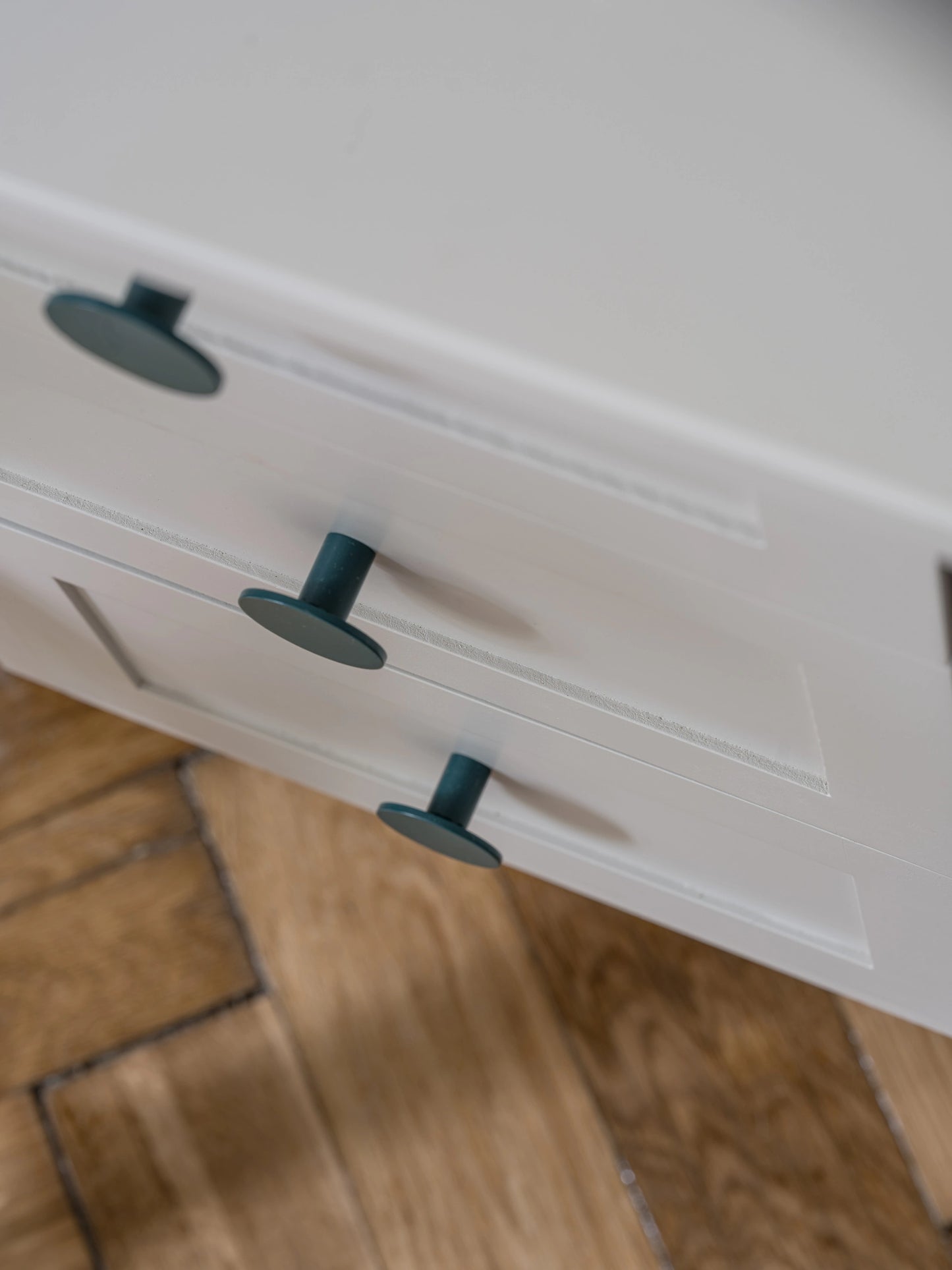Wood Luck Design - Vintage - skrivebord til børn og teenagere – cashmere