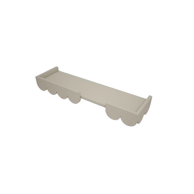 Wood Luck Design - Babushka - væghylde – olivengrøn