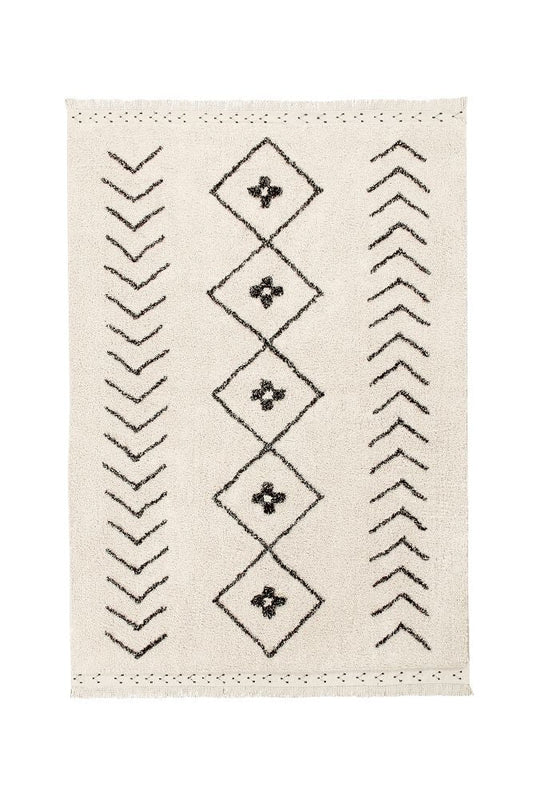 Lorena Canals vaskbart gulvtæppe – Berber Rhombs 140x210 cm