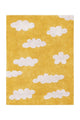 Lorena Canals vaskbart gulvtæppe – Clouds Mustard 120x160 cm