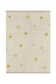 Lorena Canals vaskbart gulvtæppe – Hippy Dots Natural Honey 120x160 cm