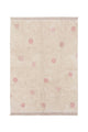 Lorena Canals vaskbart gulvtæppe – Hippy Dots Natural Vintage Nude 120x160 cm