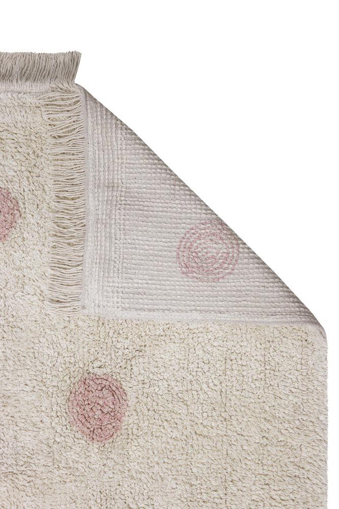 Lorena Canals vaskbart gulvtæppe – Hippy Dots Natural Vintage Nude 120x160 cm