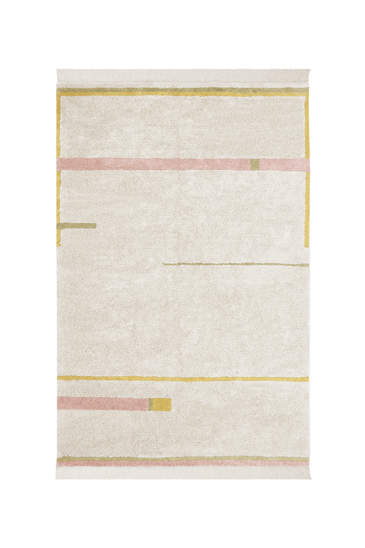 Lorena Canals vaskbart gulvtæppe Lanes Vintage Nude 140 x 200 cm