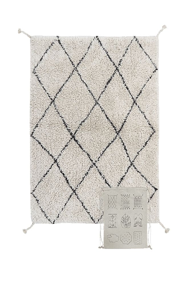 Lorena Canals vaskbart minigulvtæppe – Mini Bereber 70x100 cm