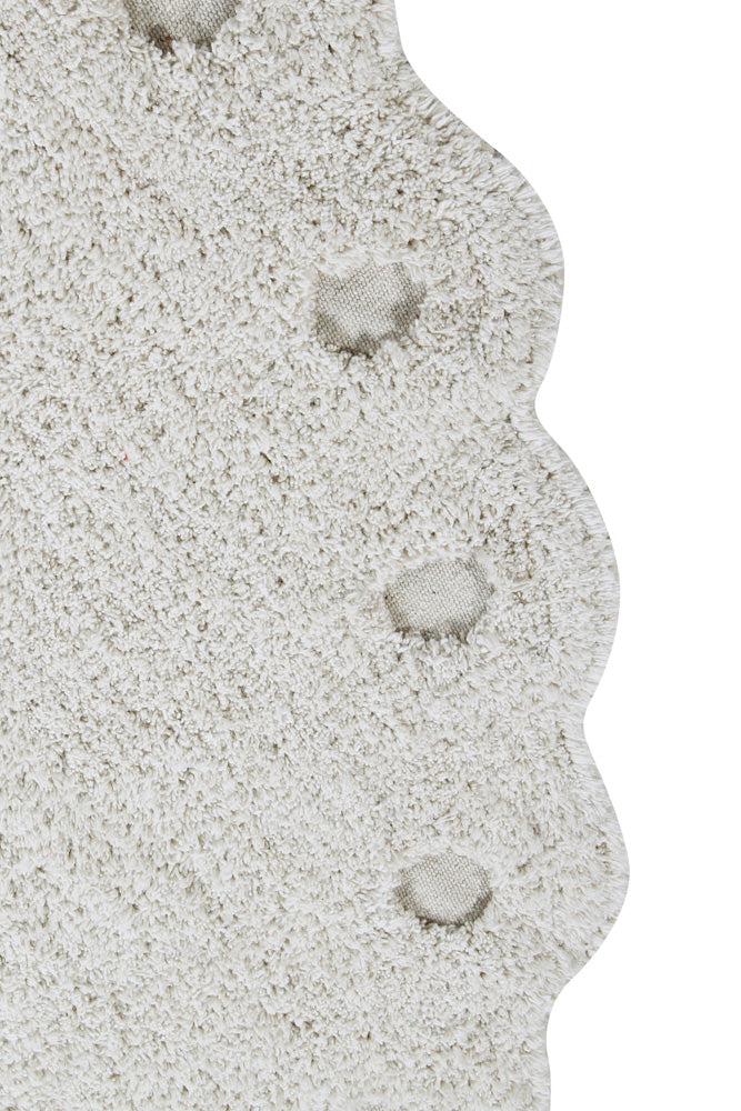 Lorena Canals vaskbart gulvtæppe – Pine Cone Ivory 130x180 cm