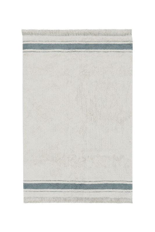Lorena Canals vaskbart gulvtæppe Gastro Vintage Blue 140 x 200 cm