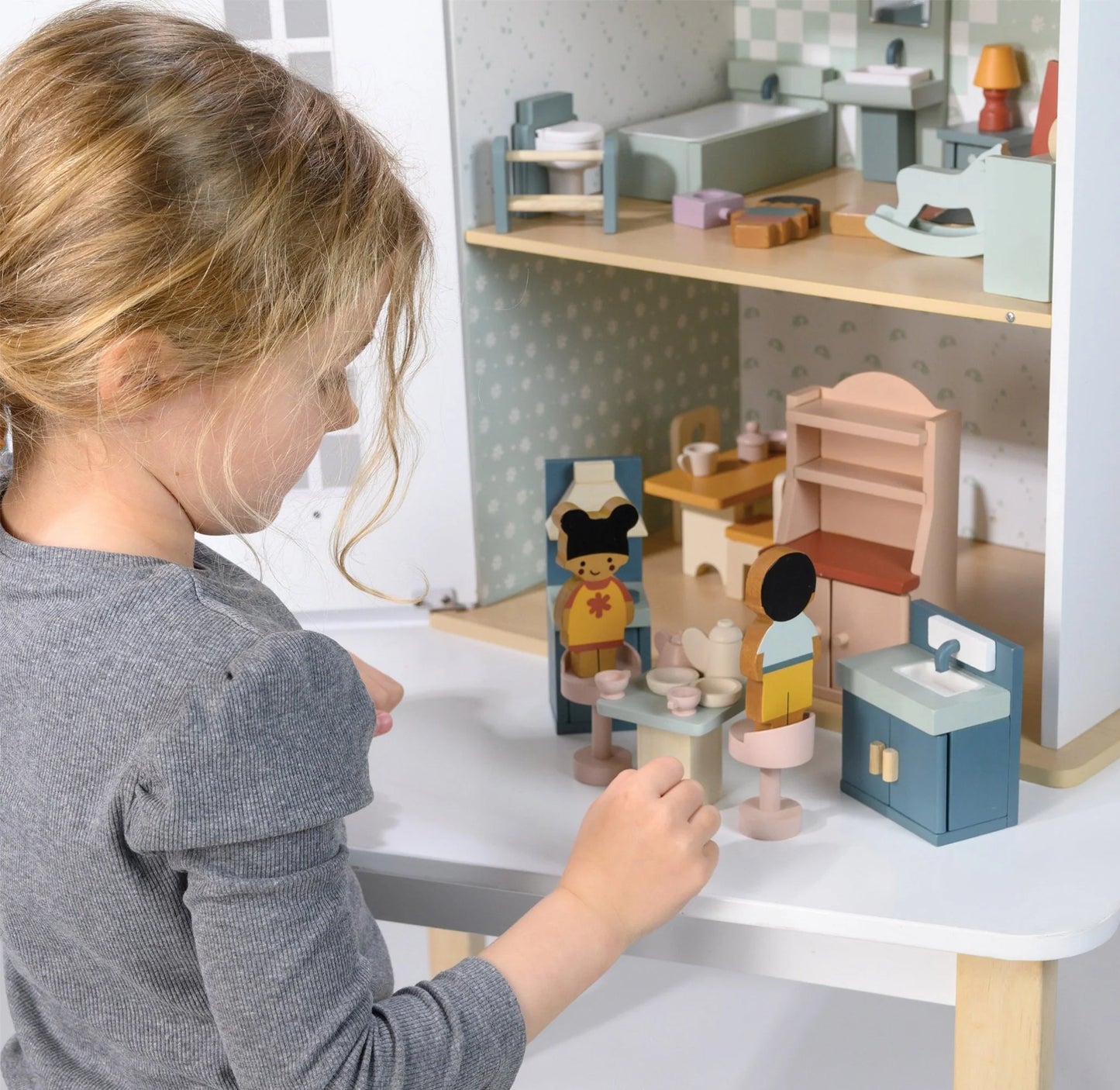 Mentari Willow House dukkehus i træ