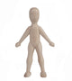 Wooden Beech Doll with Dress