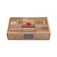 Wooden Blocks in a Box – Natural, 63 pieces