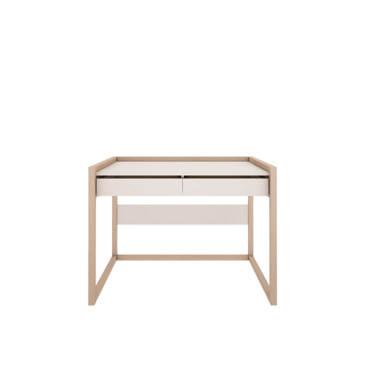 Wood Luck Design - Basic - skrivebord med skuffer – hvid