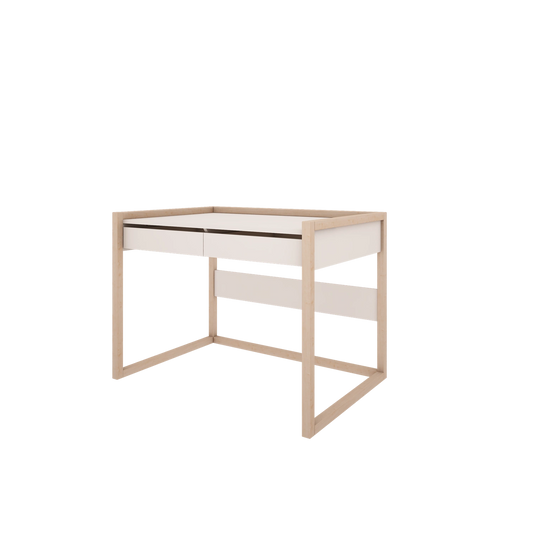 Wood Luck Design - Basic - skrivebord med skuffer – hvid