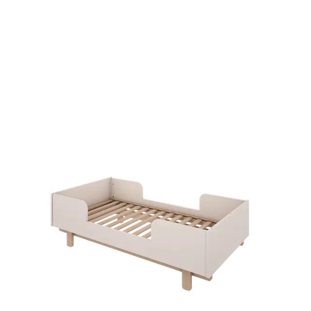 Wood Luck Design - Basic - tremme-/juniorseng 70 x 140 cm – hvid