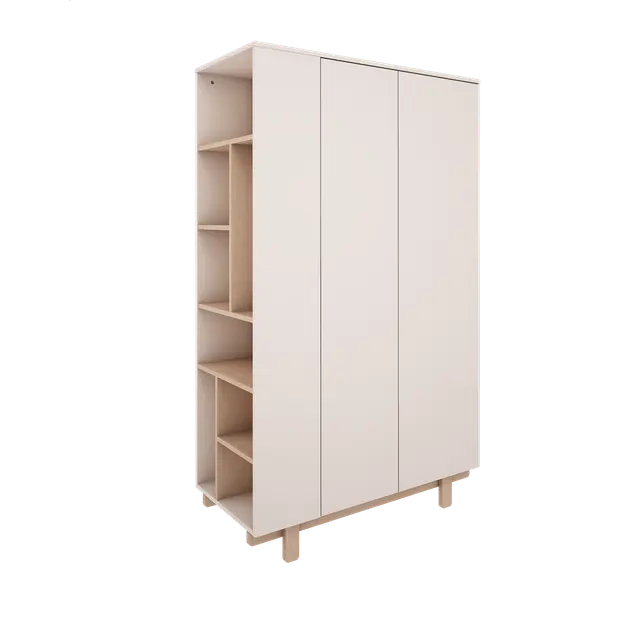 Wood Luck Design - Basic - garderobeskab – hvid