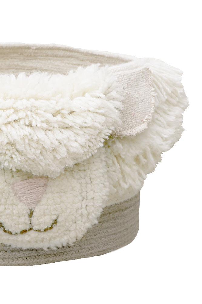 Lorena Canals Woolable kurv – Pink Nose Sheep til børn