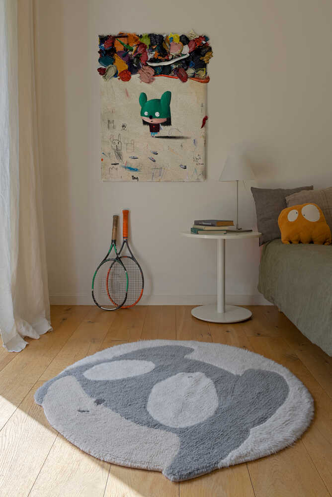 Lorena Canals Woolable gulvtæppe Astromouse Ø100 cm