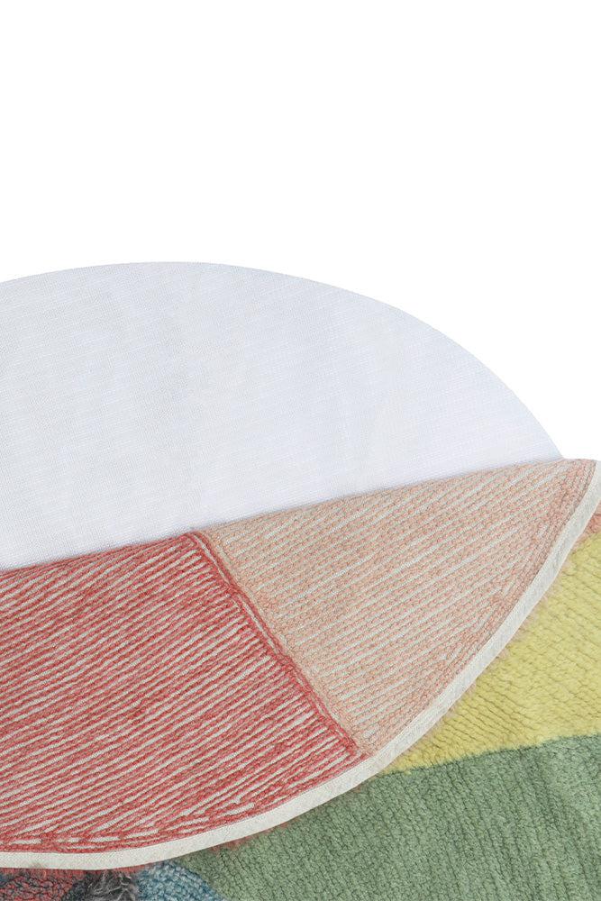 Lorena Canals Woolable uldgulvtæppe – Pie Chart 120x120 cm