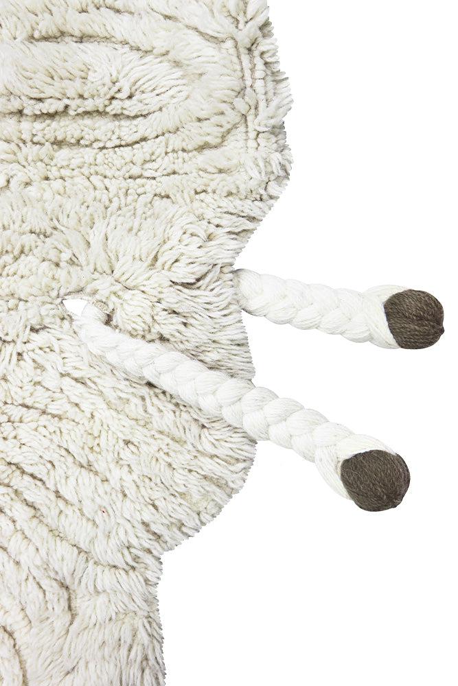 Lorena Canals Woolable uldgulvtæppe – Pink Nose Sheep 120x170 cm